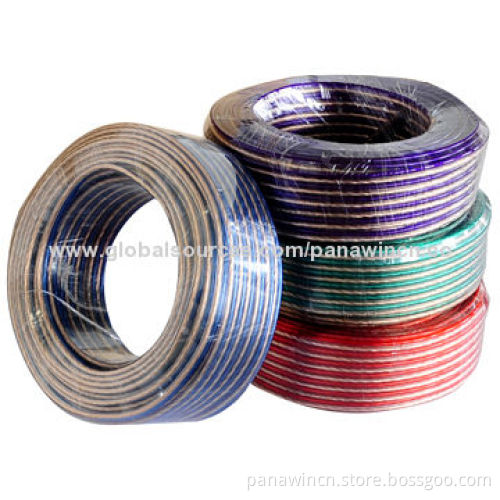 Colorful speaker cable audio wire